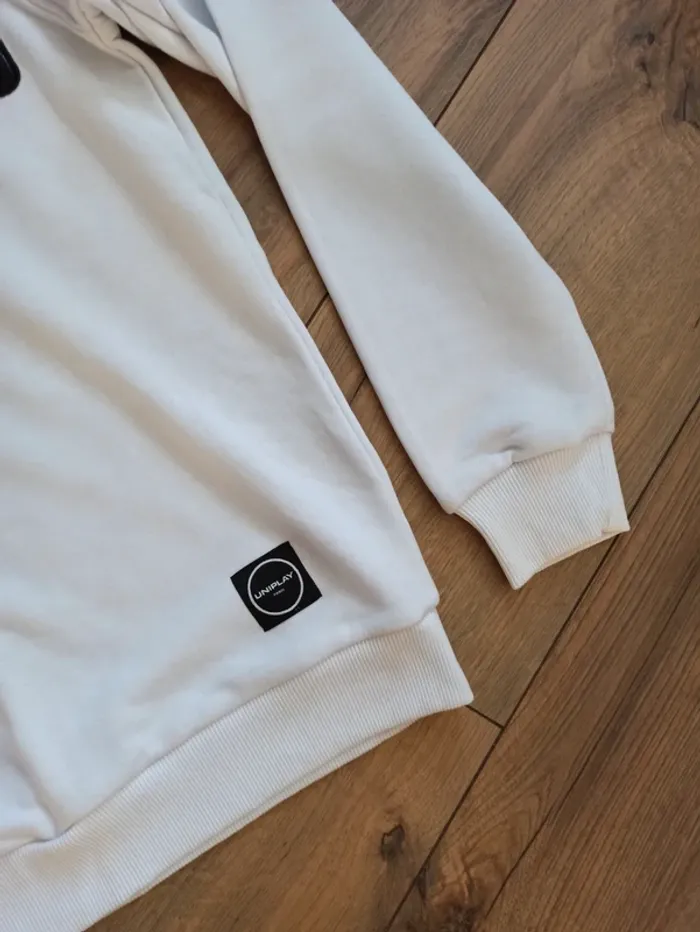 Pull blanc pour homme manches longues - photo numéro 4