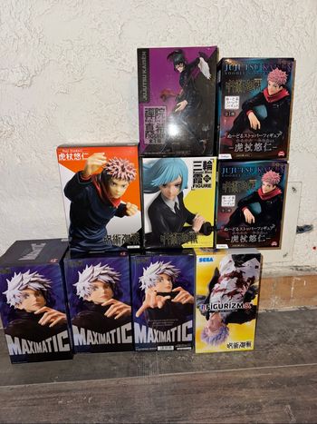 Jujutsu kaisen figurines Japon