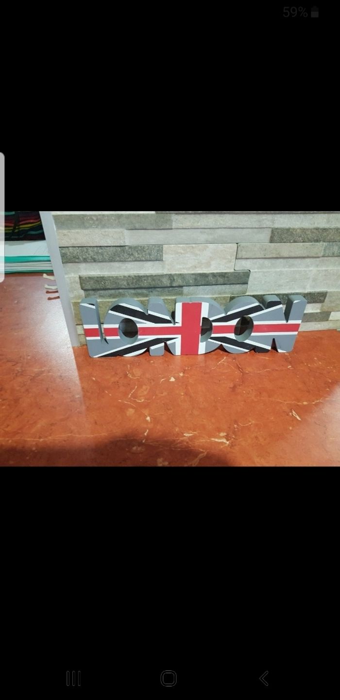 Plaque décorative London