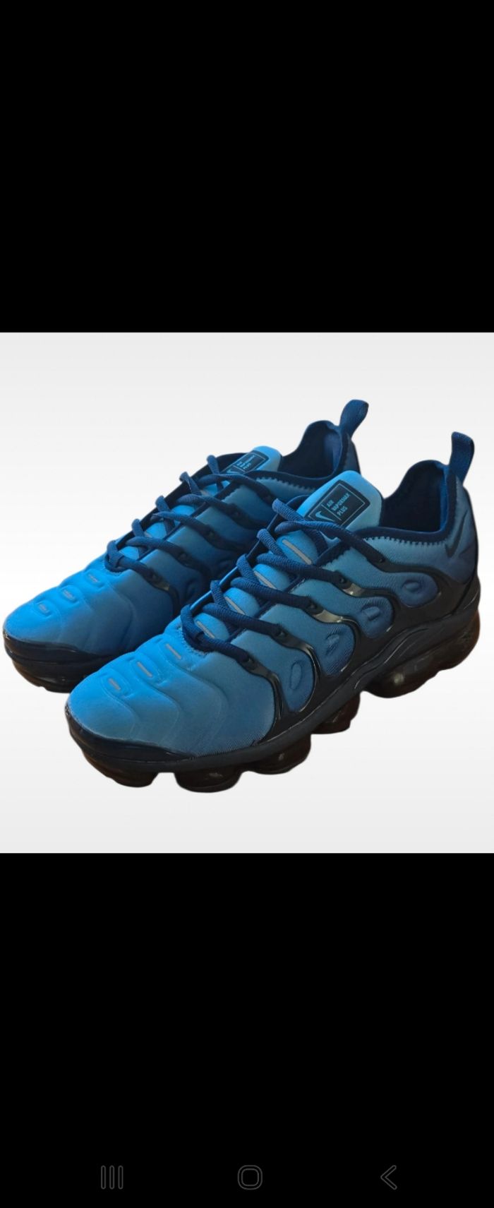 Nike air vapormax homme bleu noir T.43