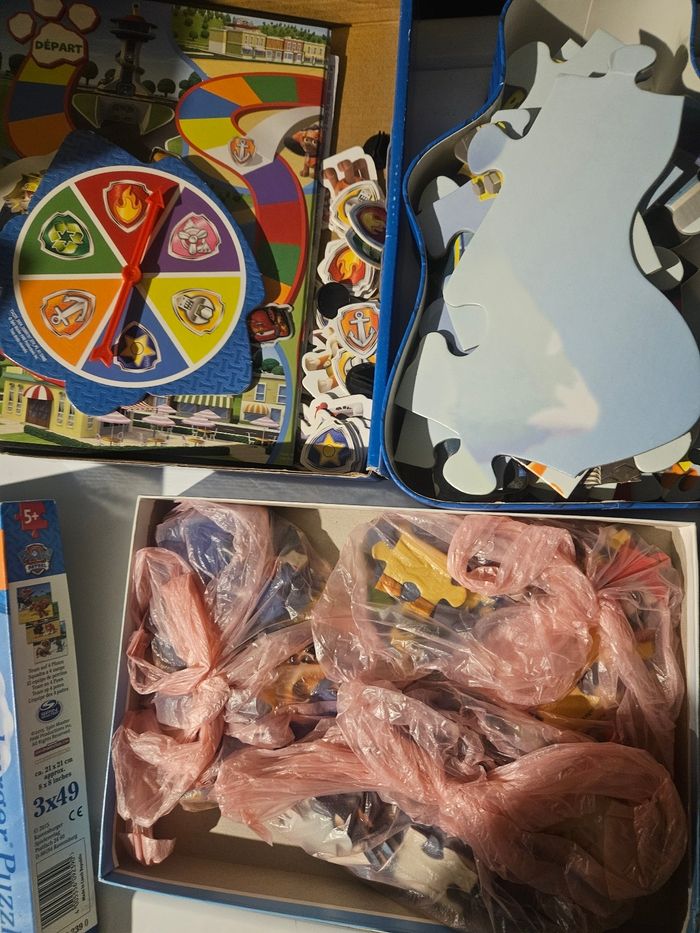 Lot jeu et puzzle pat patrouille - photo numéro 3