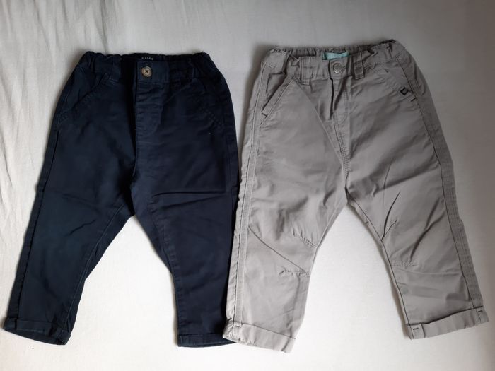 Lot 2 pantalon garçon 18 mois