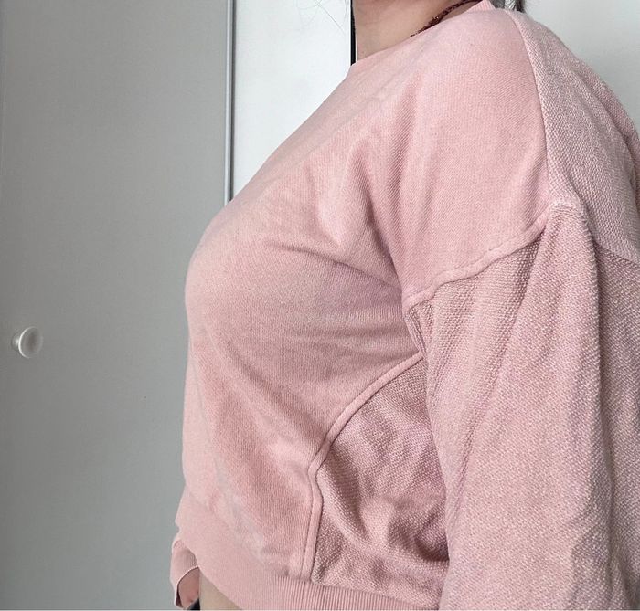 Pull rose pâle – Etam – Taille S – Bon état – Détails texturés au dos - photo numéro 2
