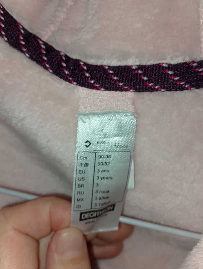 Gilet polaire rose decathlon 3 ans Quechua - photo numéro 5