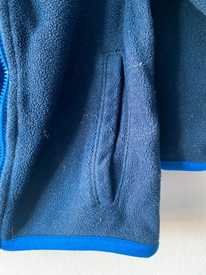 Veste polaire bleu marine Orchestra 12 mois - photo numéro 2