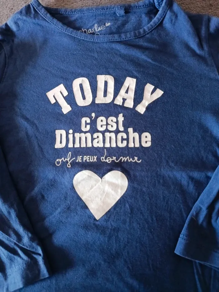 Tee-shirt manches longues, 3 ans, 98 cm, Charlie & Prunes - photo numéro 2