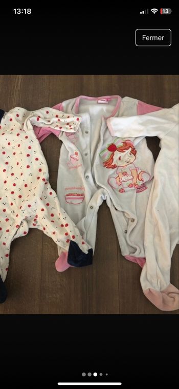 Lot 3 pyjamas bébé