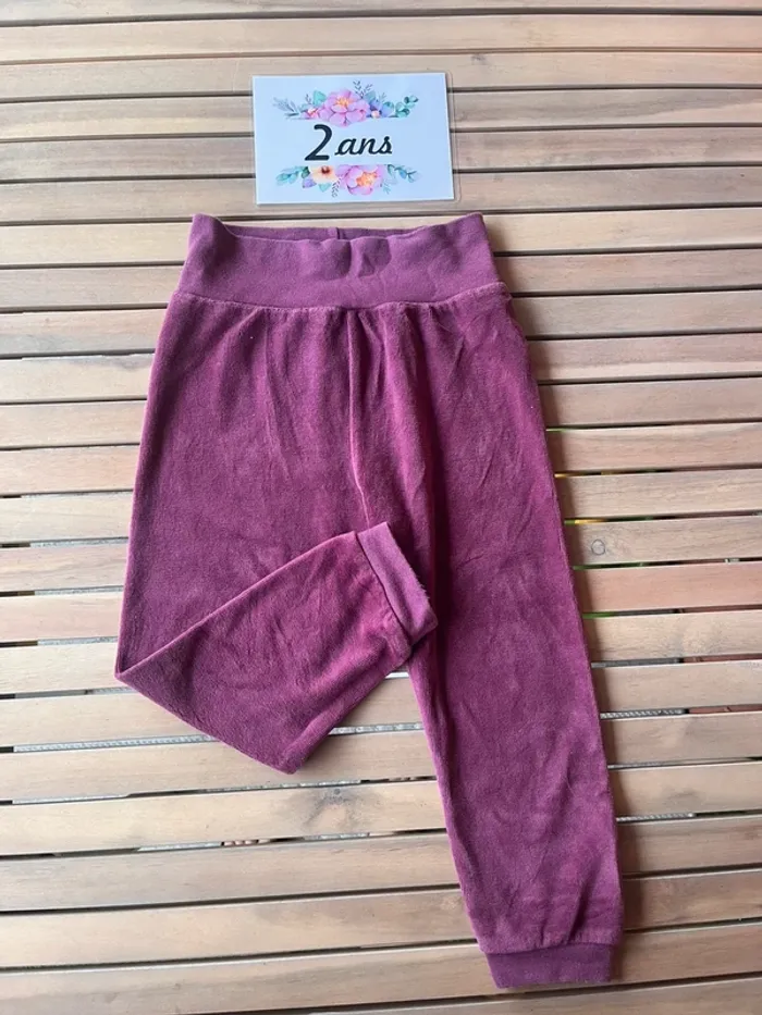 Pantalon jogging velours lupilu 2 ans - photo numéro 2