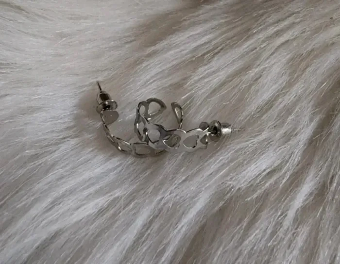 💎Boucles d’oreilles Argenté Coeur 💎