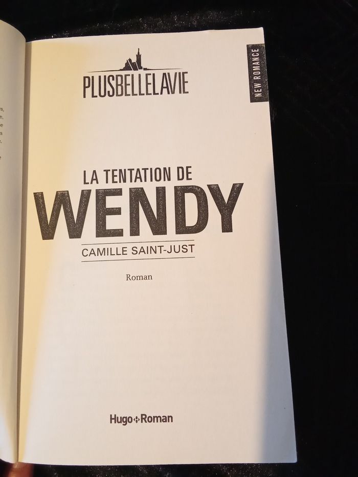 Livre new romance la tentation de Wendy - photo numéro 2