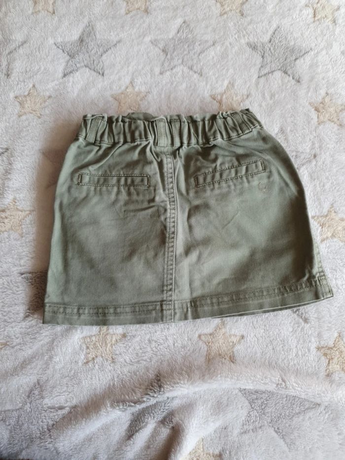 Jupe vert kaki courte - photo numéro 3
