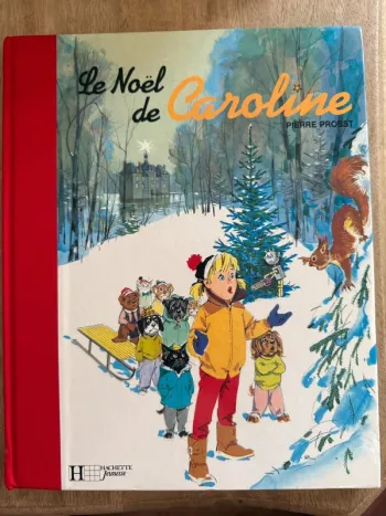 Édition limitée reliure rouge collector - Grand livre Le Noël de Caroline Pierre Probst