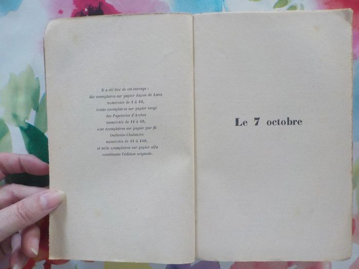 Le 7 octobre T27 Les hommes de bonne volonté de Jules Romains 1946 - photo numéro 5
