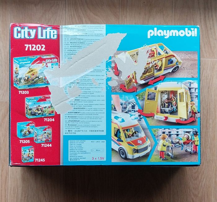 Playmobil City Life 71202 Ambulance avec effets lumineux et sonore neuf scellé - photo numéro 2