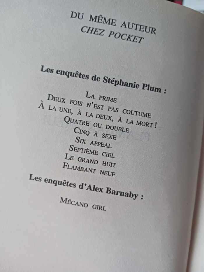 Les enquêtes de Stéphanie Plum - Janet Evanovich 🔞 - photo numéro 5