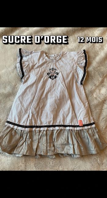 Robe sucre d’orge 12mois