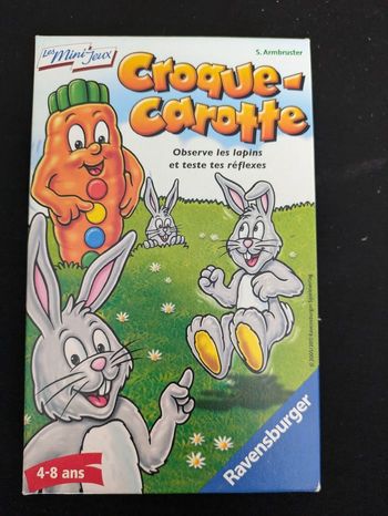 Jeu croque carotte incomplet pour pièces