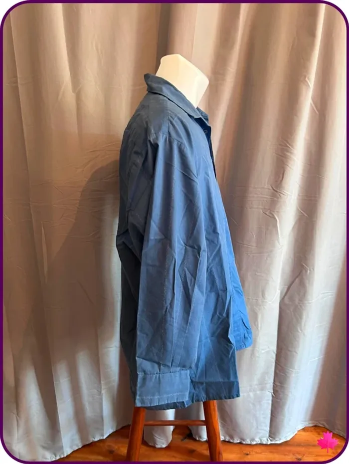 Chemise Baretta Homme, Manches longues, Motif discret, Couleur bleu-gris - photo numéro 2