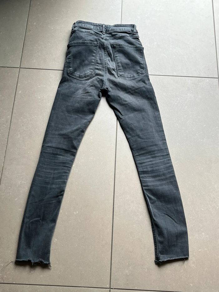 Jean skinny Zara gris Xxs - photo numéro 5