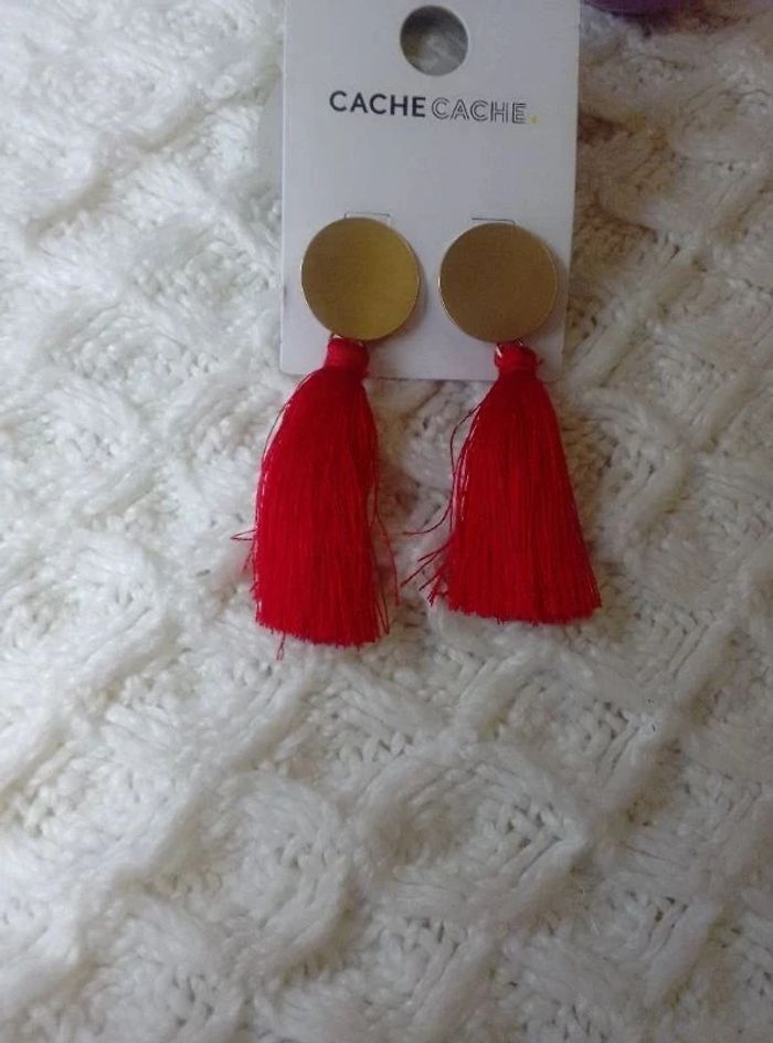 Boucles- d'oreilles Cache -cache - photo numéro 4
