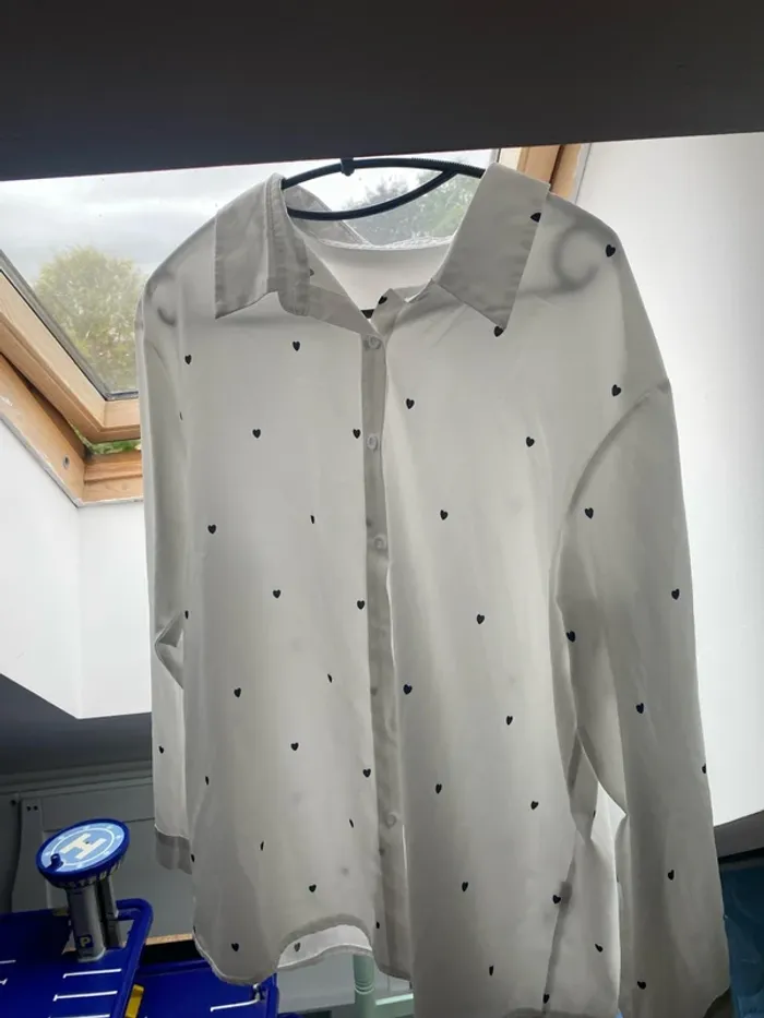 Chemise petits cœurs