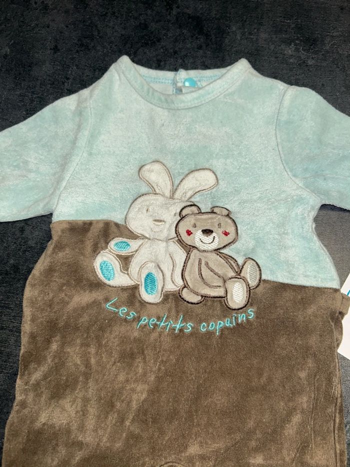 Pyjama lapin et oursons « les petits copains » - photo numéro 3