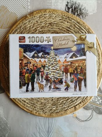 Puzzle 1000 pièces Marché de Noël 