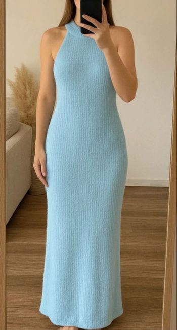 Belle robe longue bleu clair s 