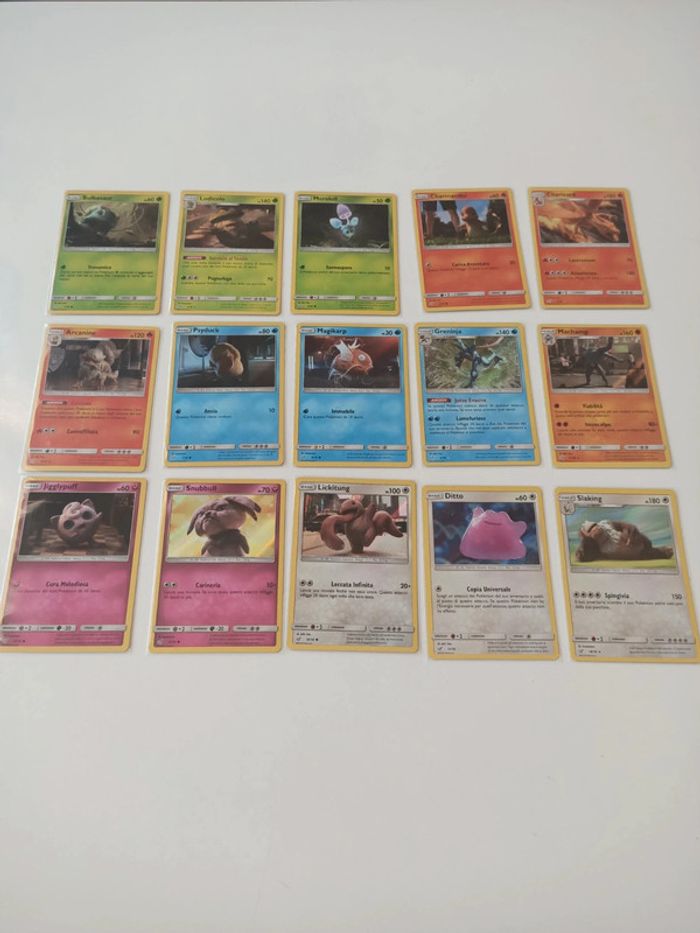 Lot De Cartes Pokémon Détective Pikachu
