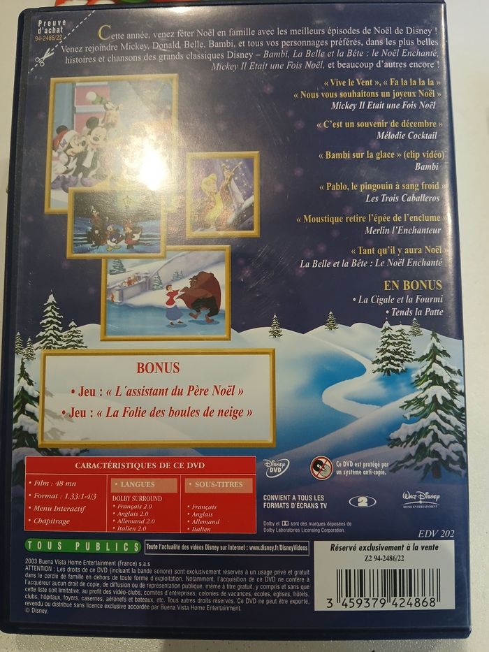 Coffret DVD Mickey Noël sous la neige - photo numéro 4