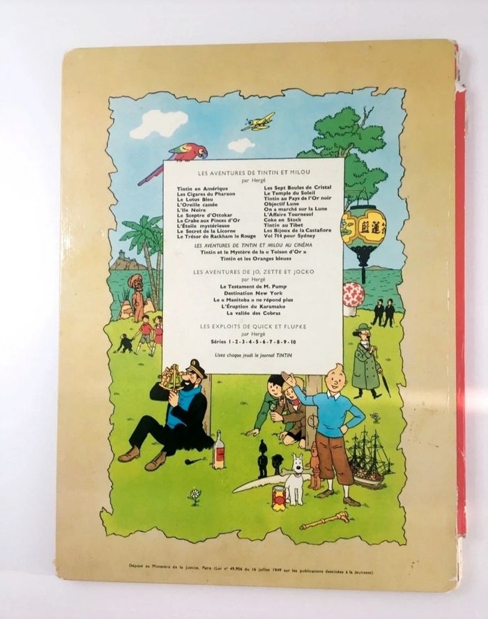 Tintin vol 714 pour Sydney B37 second tirage - photo numéro 2