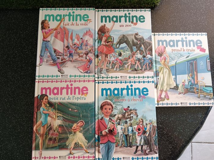Lot 5 livres Martine