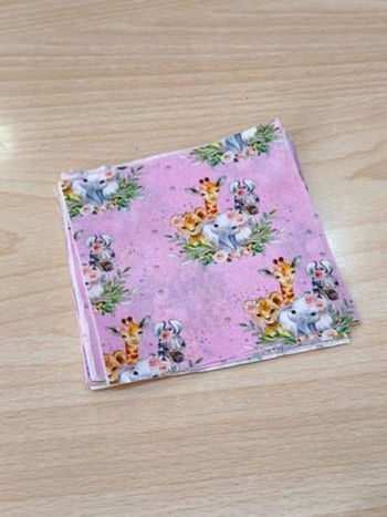 Lingettes bébé lavables lot de 5 : Choisis ton éponge coton/bambou et je confectionne tes lingettes bébé