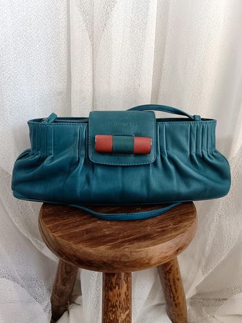 Le tanneur | Sac à main rare bleu canard