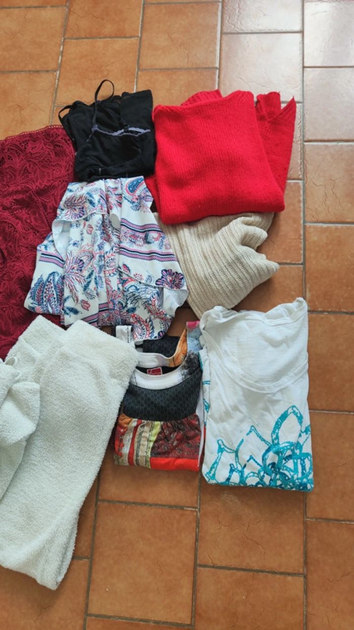 Lot vêtements femme 38

Cache cache, Mango, Promod, Etam - photo numéro 2