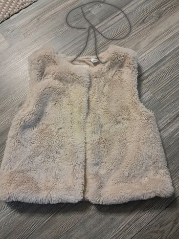 Gilet fausse fourrure fille 6 ans