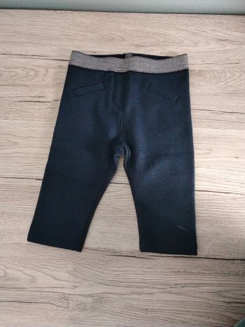 Pantalon jegging ceinture pailletée 6 mois fille 
