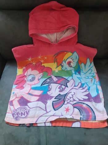Serviette de bain poncho my little pony