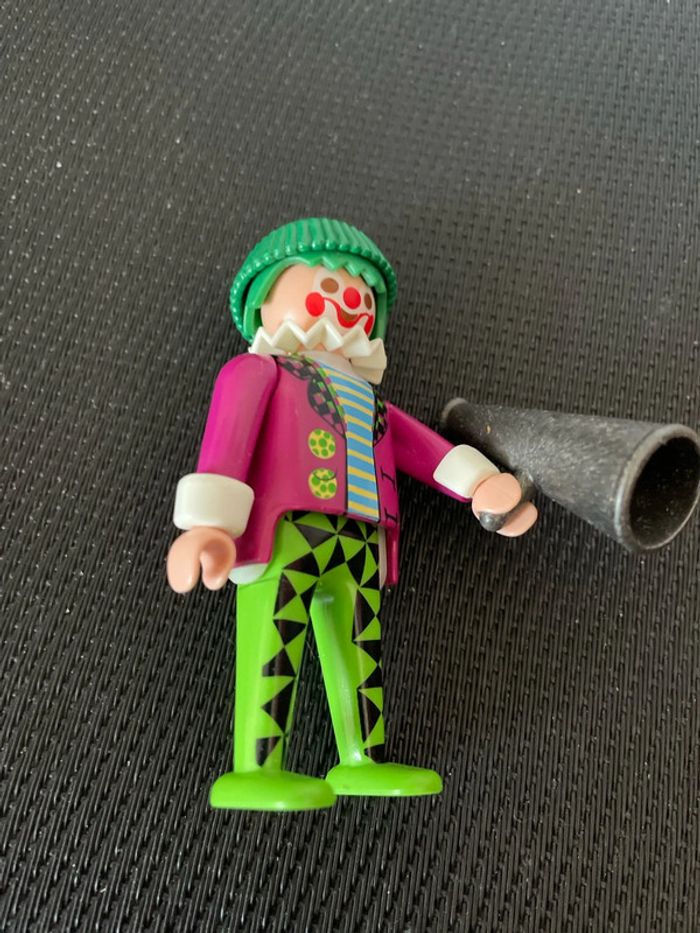 Playmobil lot 2 figurines clowns nez rouges cirque spectacle custom - photo numéro 7