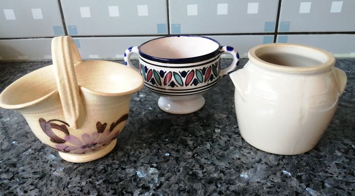 lot de 3 Pots en céramique en très bon état - photo numéro 3