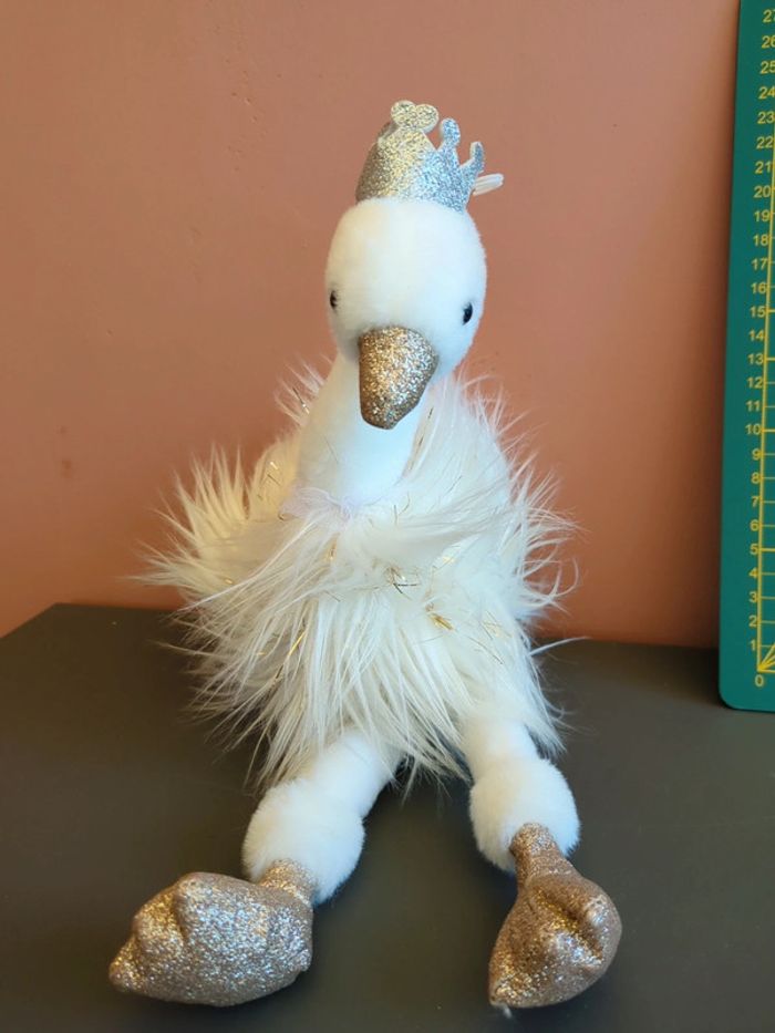 peluche cygne histoire d'ours
