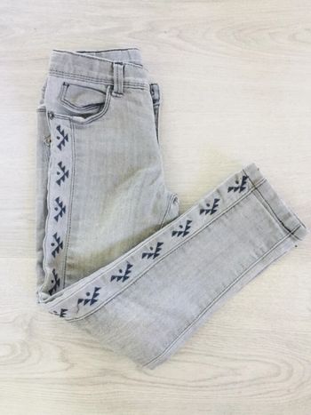 Jeans fille gris 5 ans pantalon