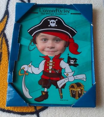 Cadre photo pirate enfant neuf 