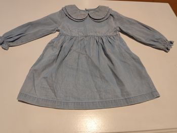 Robe jeans effet délavé bleu bébé fille Kiabi 12 mois
