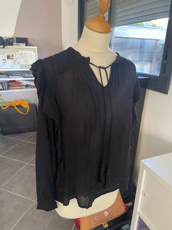Haut phildar noir taille 40