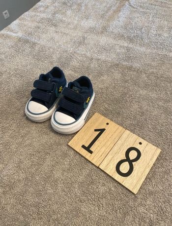 Converse enfant bleu taille 18