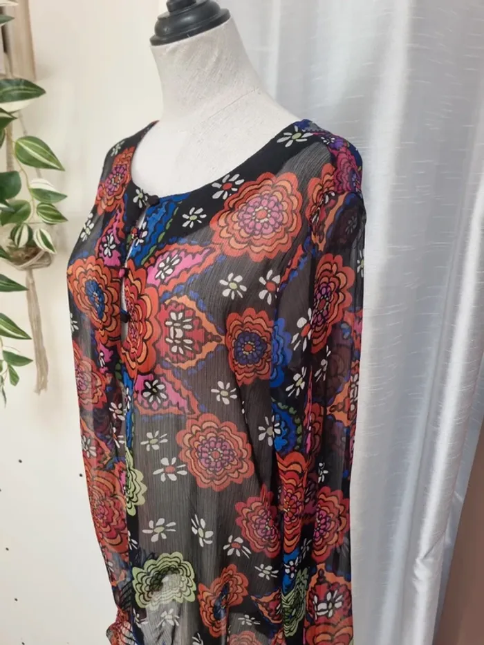 Blouse voile Desigual taille XL - photo numéro 2