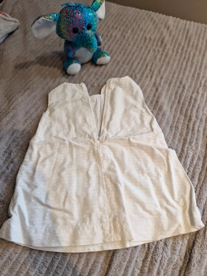 Jolie robe blanche été fille 12 mois Obaibi - photo numéro 5