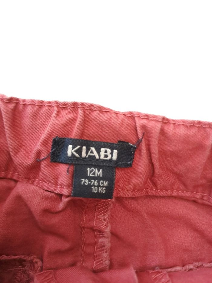 Pantalon bordeaux 12 mois - photo numéro 4