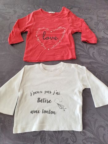 Lot de tee-shirts